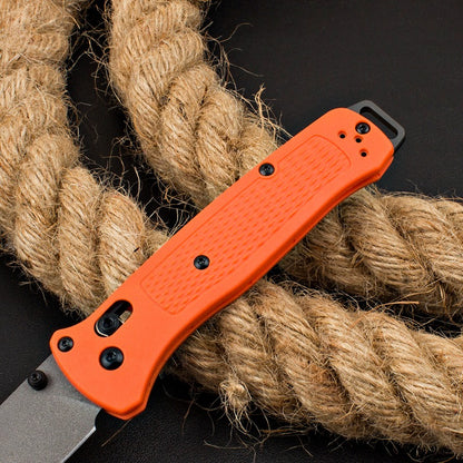 BM537GY Orange Fiberglass Handle Folding Outdoor Tool