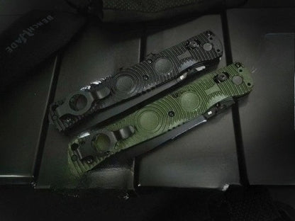 BM391 Nylon Fiberglass Plastic Handle D2 Steel Outdoor Folding Tool