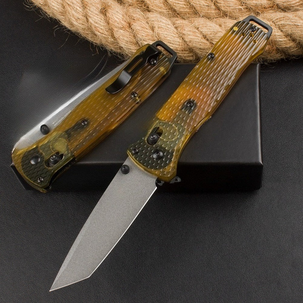 BM537 Transparent PEI Handle Outdoor Portable Folding Tool