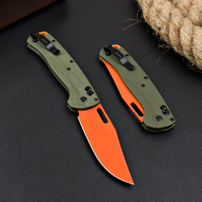 BM15535 Green G10 Handle Outdoor Folding Tool