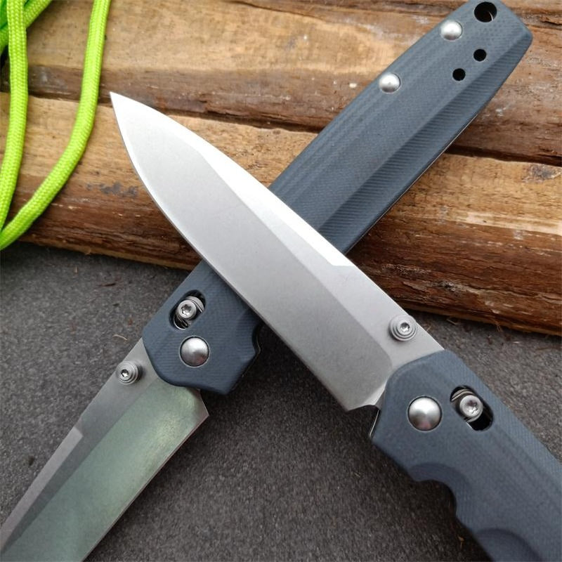 BM485 Blue G10 Handle Outdoor Folding Tool