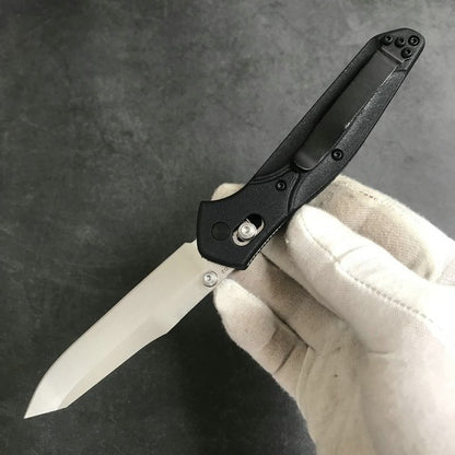 BM940 Black Fiberglass Handle Outdoor Folding Tool